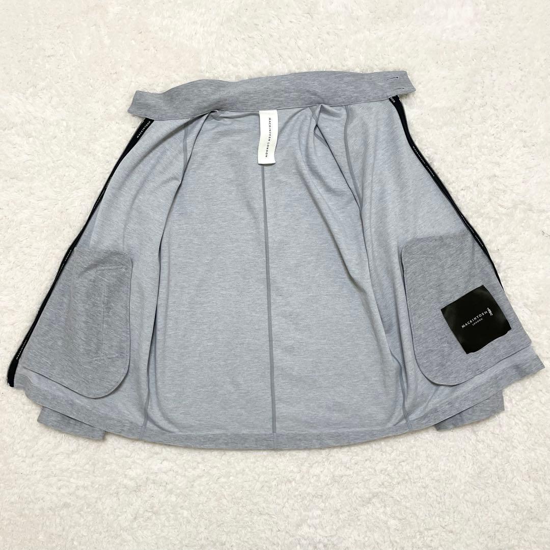 【極美品】マッキントッシュロンドン ジップアップ ブルゾン グレー 38 完売品