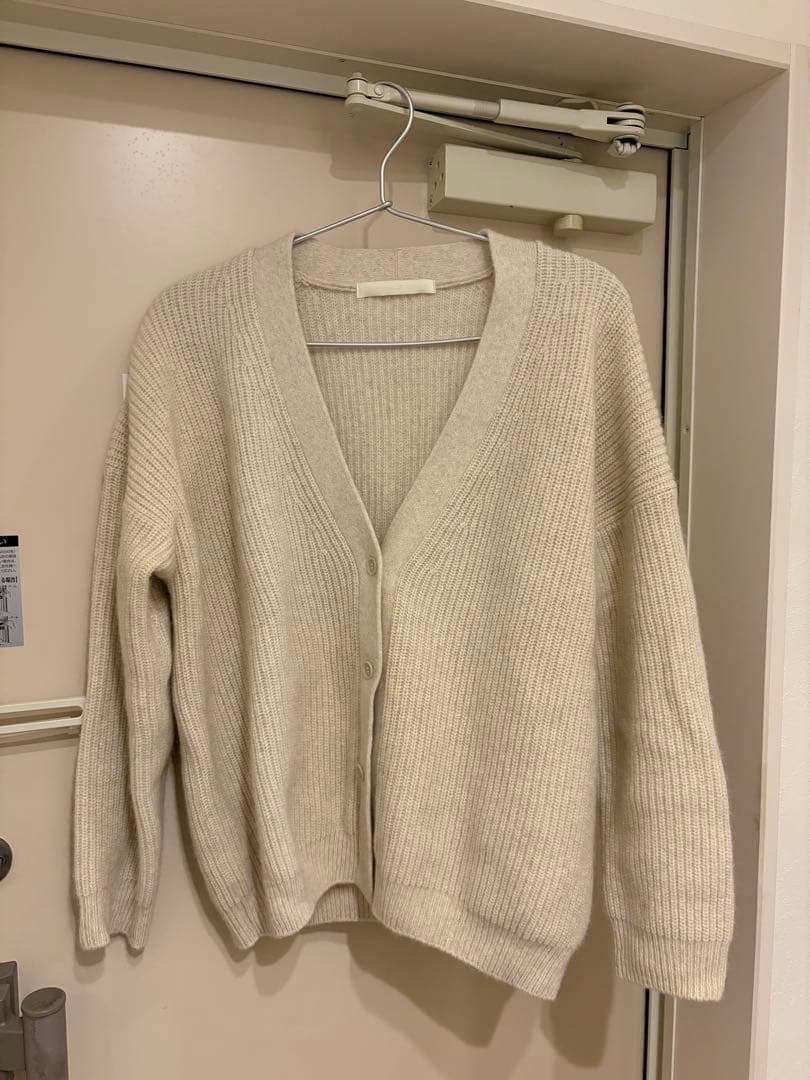evam eva wool fox aze cardigan カーディガン