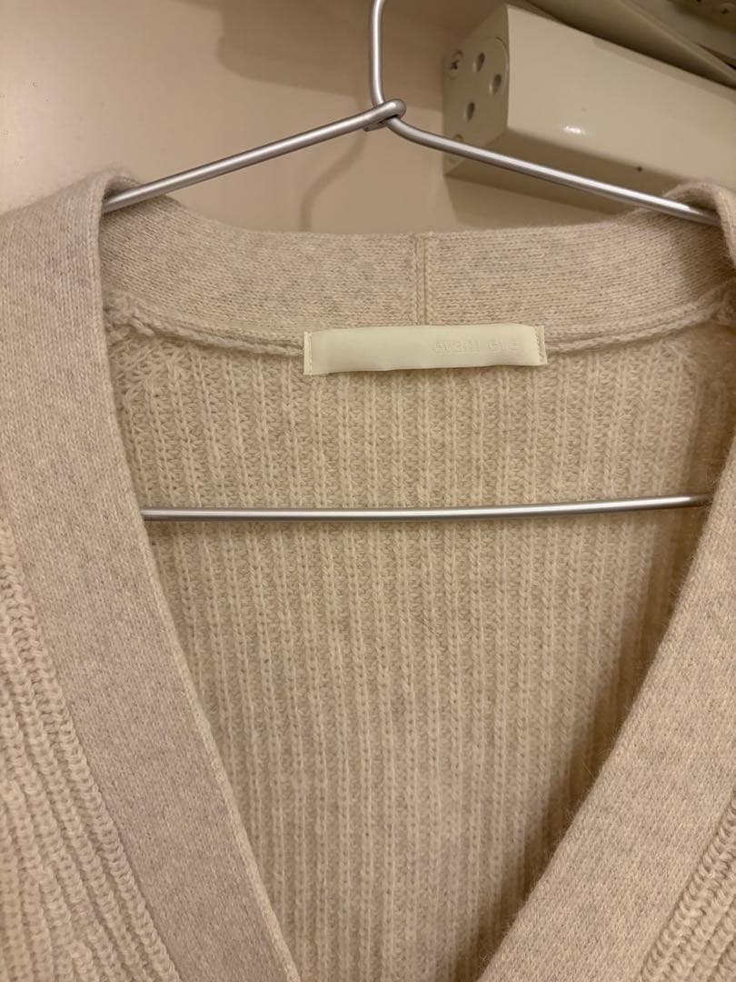 evam eva wool fox aze cardigan カーディガン