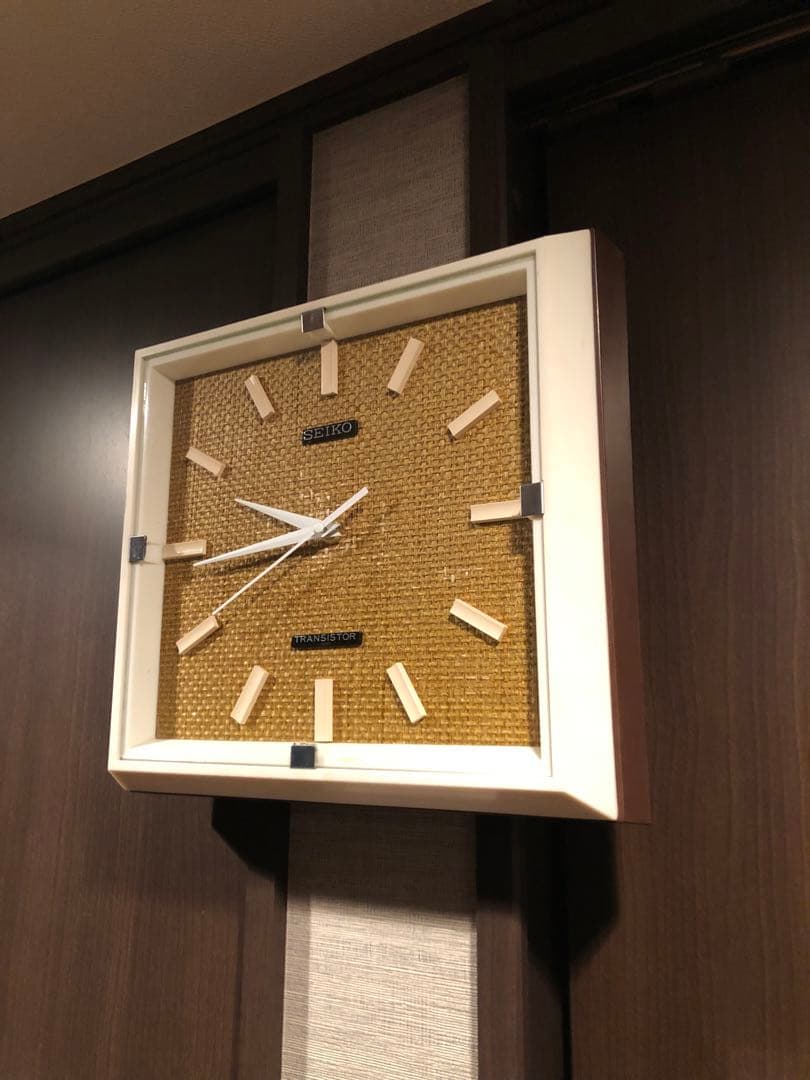 70s SEIKO クォーツ新品　レトロ　モダン　ミッドセンチュリー　セイコー