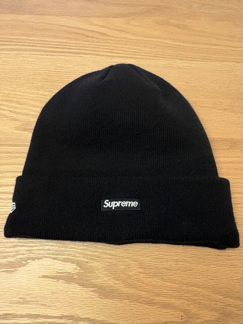 Supreme Sロゴ ビーニー ブラック