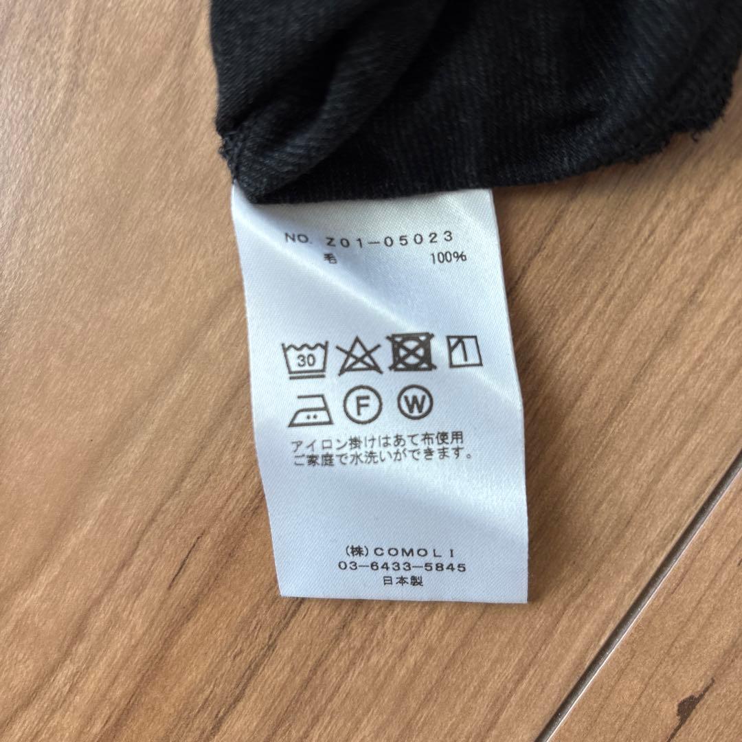 未使用　COMOLI ウール100% Tシャツ　カットソー