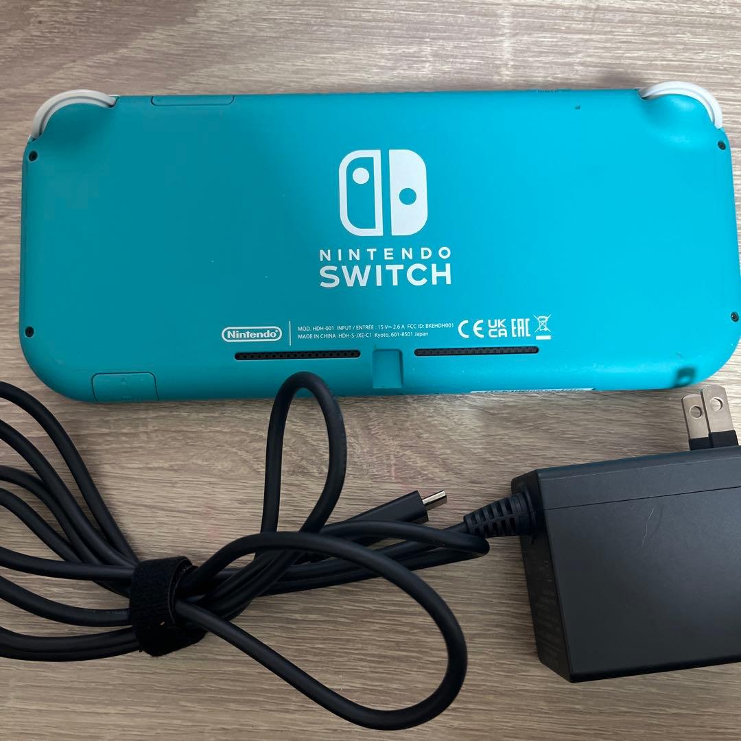 Nintendo Switch Lite ターコイズ 本体 充電ケーブル
