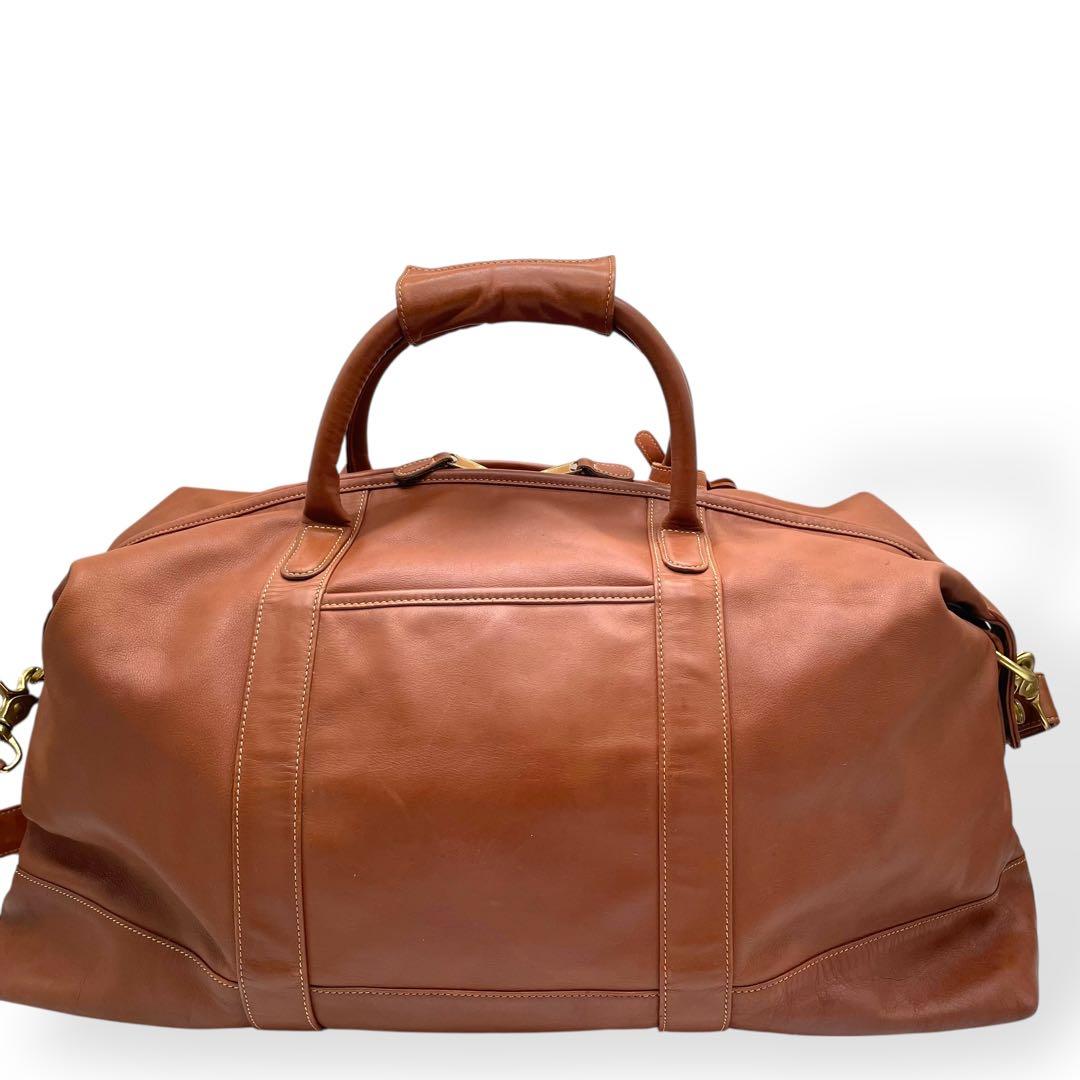 極美品　COACH オールドコーチ　2way ボストンバッグ　USA製　レザー
