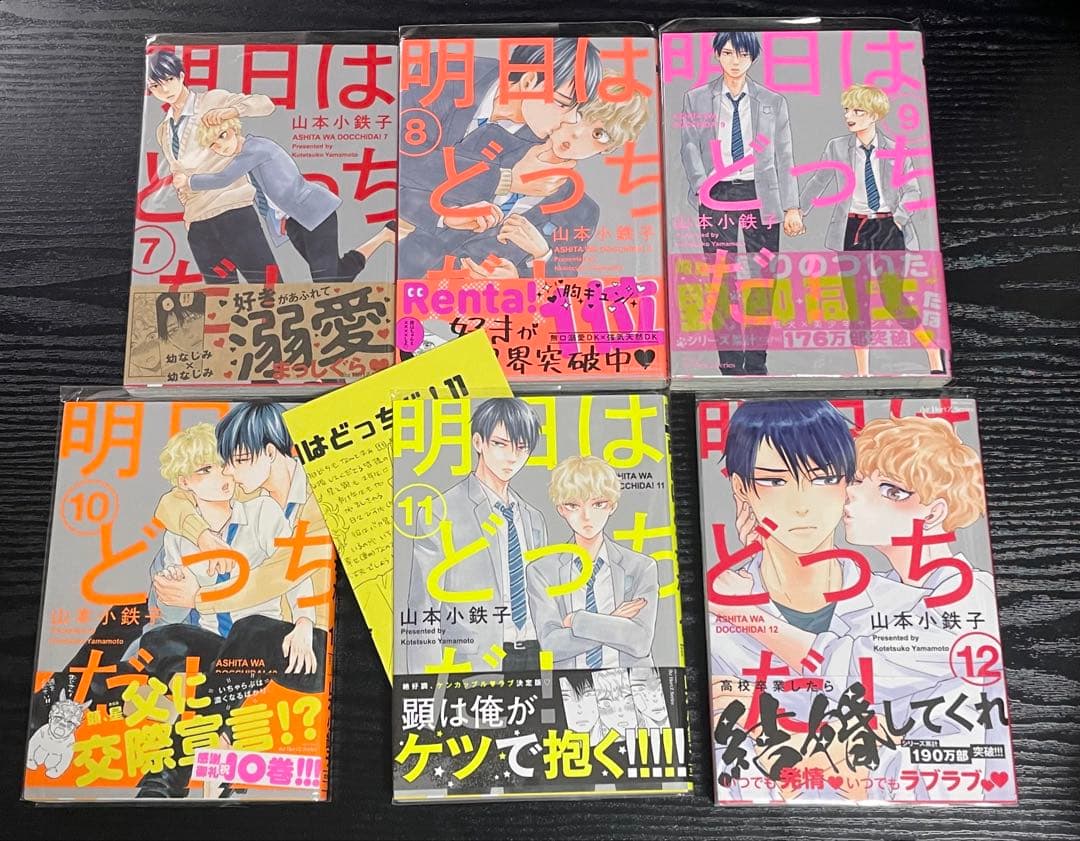 明日はどっちだ! 1～12巻 全巻セット 小冊子 ペーパー