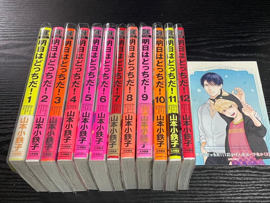 明日はどっちだ! 1～12巻 全巻セット 小冊子 ペーパー