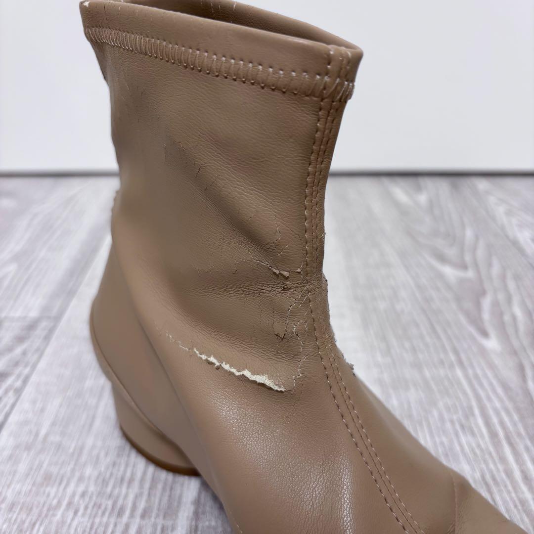 Maison Margiela Tabi ブーツ 37 ベージュ 箱有 ジャンク