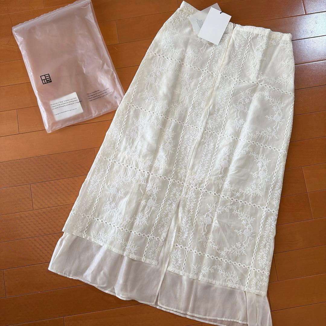 大トロOHOTORO Cotton Double Lace Skirt Sサイズ