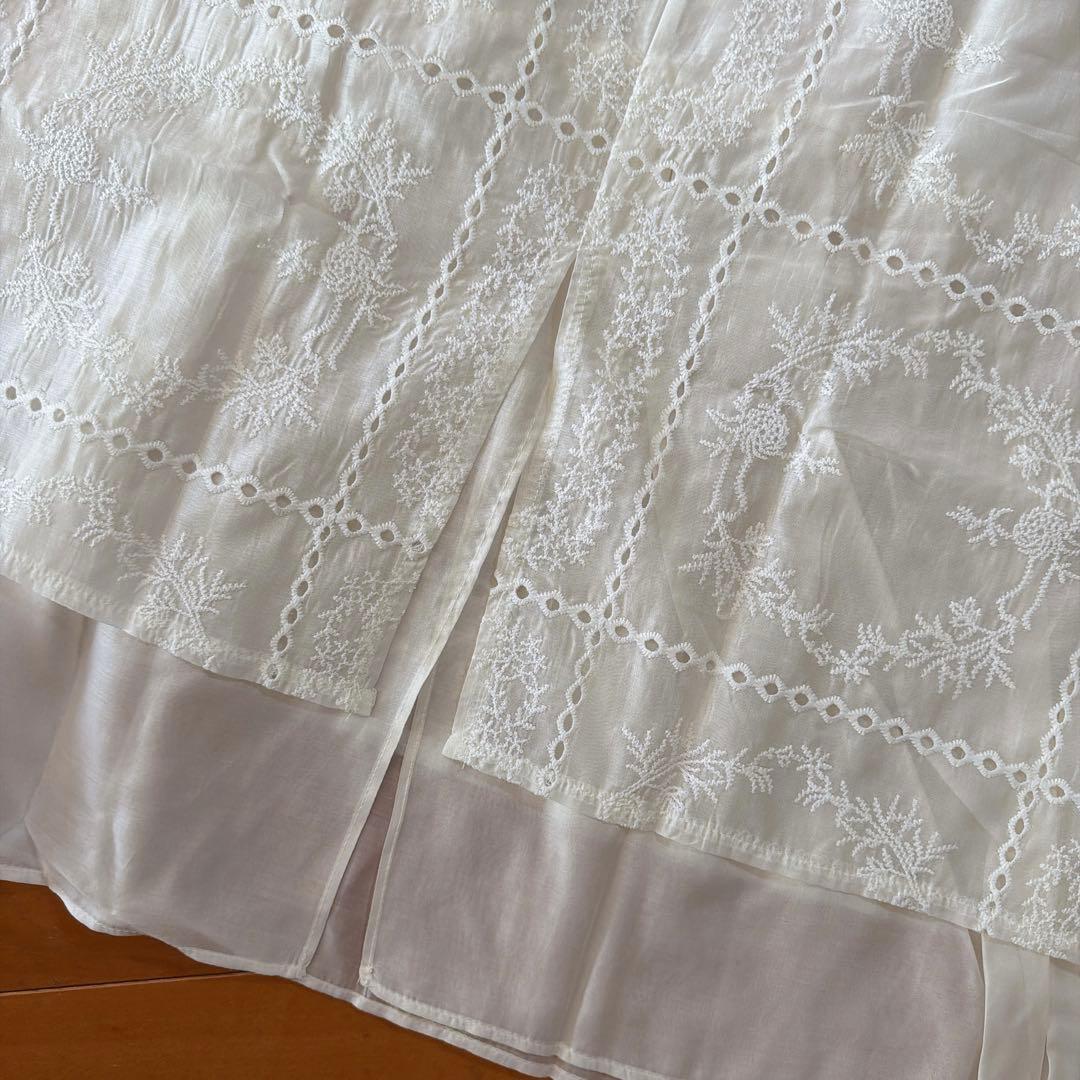 大トロOHOTORO Cotton Double Lace Skirt Sサイズ