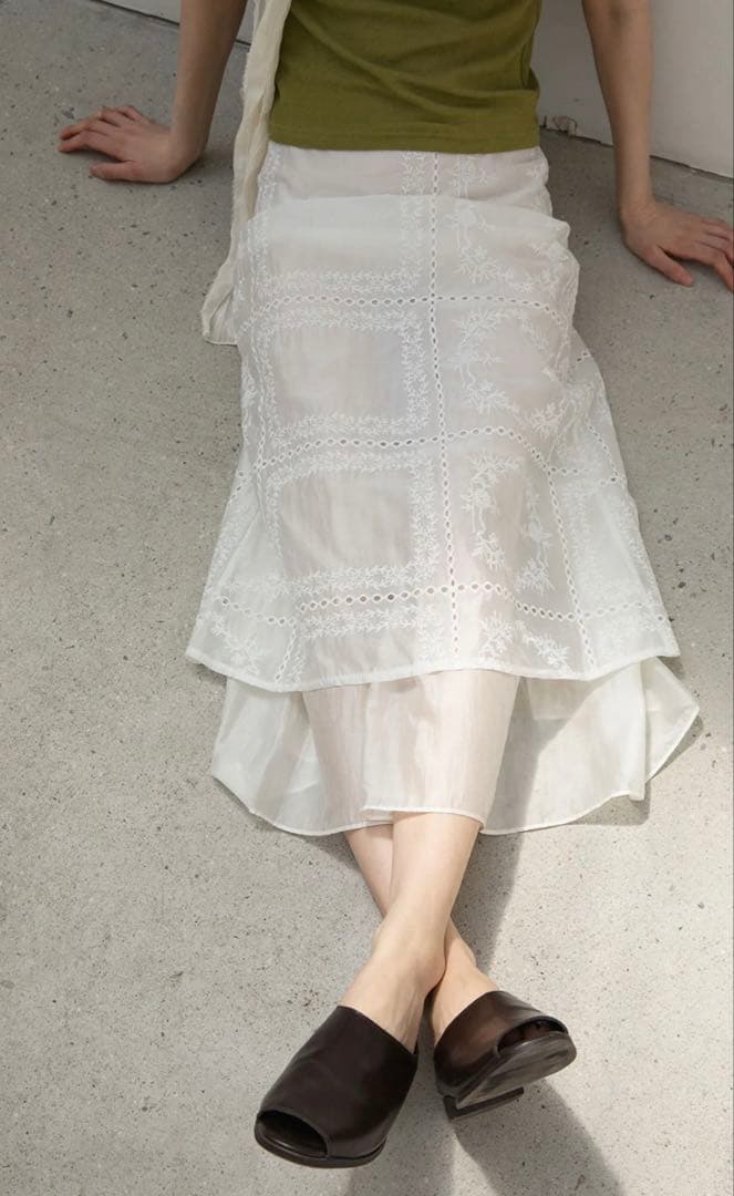 大トロOHOTORO Cotton Double Lace Skirt Sサイズ