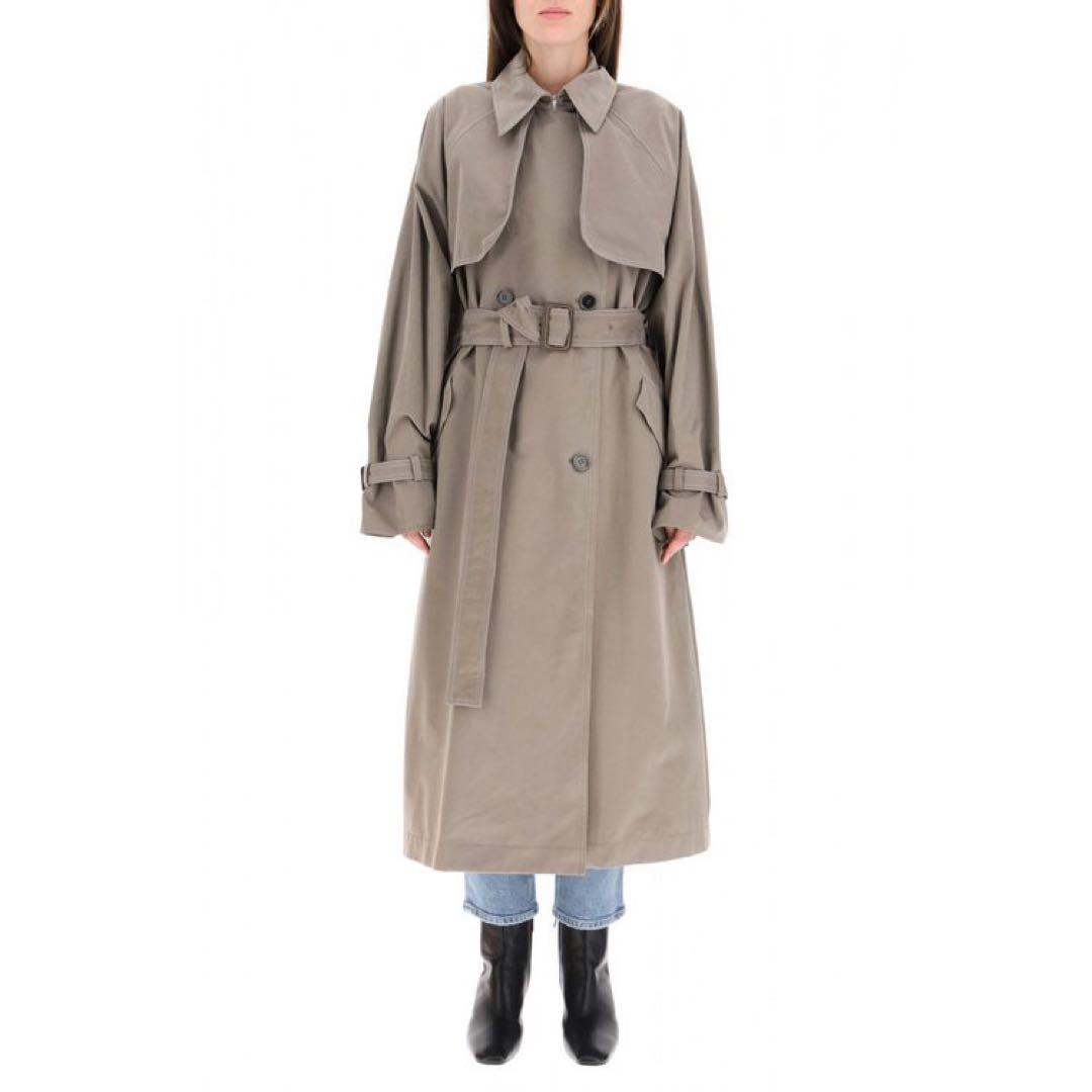 Acne Studios ダブルブレスト オーバーサイズ トレンチコート