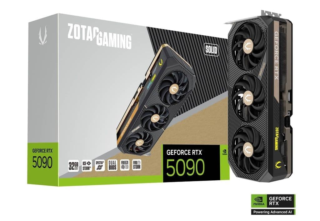 専用　新品未開封保証書有 ZOTAC RTX5090 SOLID OC 32G