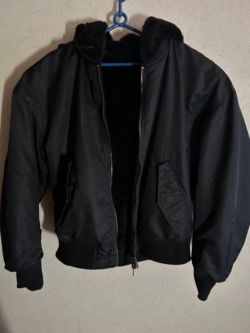 ZARA リバーシブル　ma-1 ma1 Lサイズ　ボンバージャケット　短丈