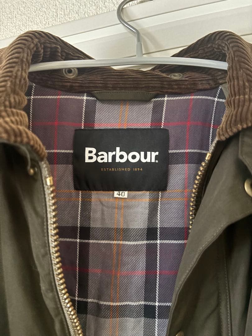 Y*u様 ゴ*い様 Barbour SPEY ノンオイル 40 短丈 美品