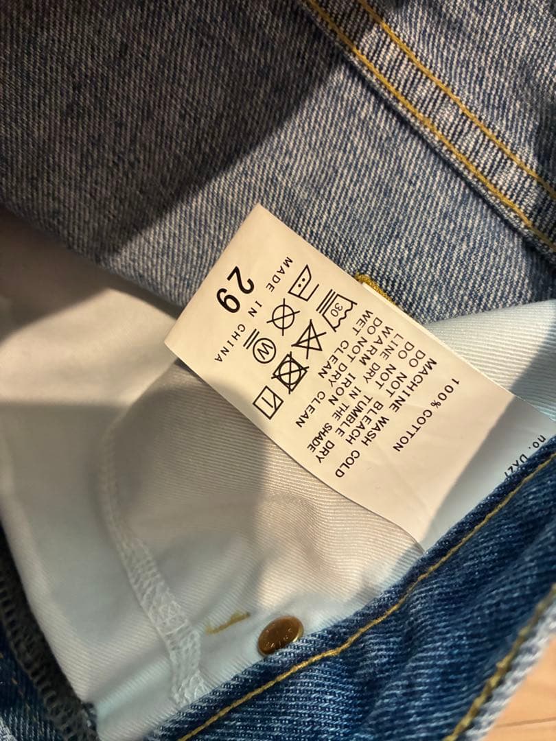 極美品　Spick&Span 5 1/2 CURVE LINE DENIM 29