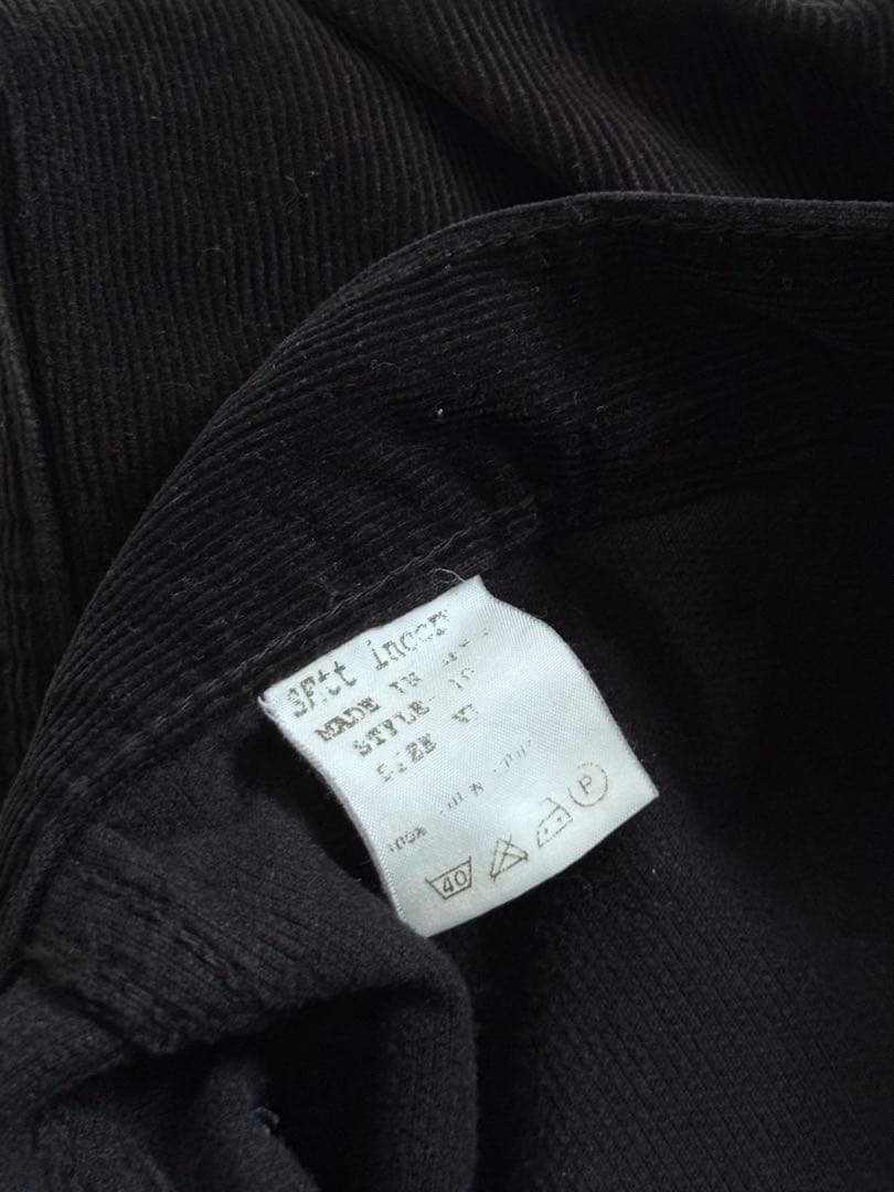 GENERAL RESEARCH 2002 コーデュロイパンツ 黒 XL