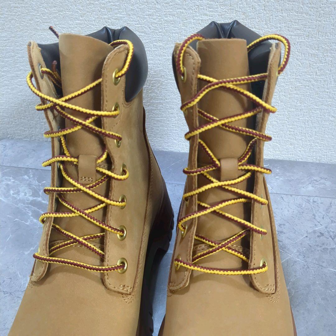 極美品☆22.5㎝ Timberland コーラ バレー 6インチ ブーツ