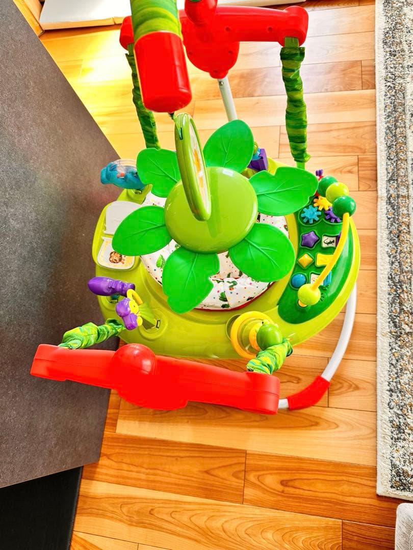 【美品】日本育児 はらぺこあおむし アクティビティジャンパー ジャンパルー