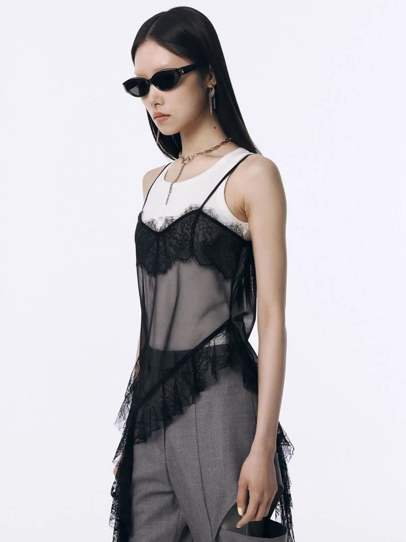 《JOSE MOON》LACE TRIM CAMI