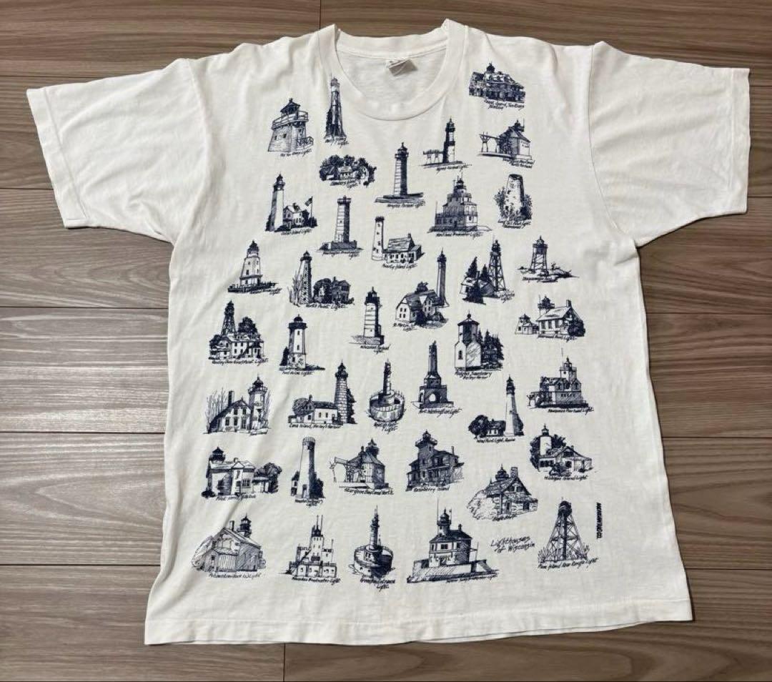 90s MICHIGAN RAG CO. ミシガンラグ Tシャツ USA製 XL