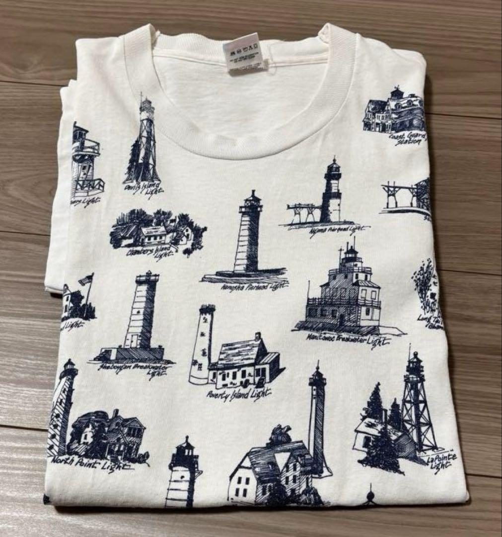 90s MICHIGAN RAG CO. ミシガンラグ Tシャツ USA製 XL