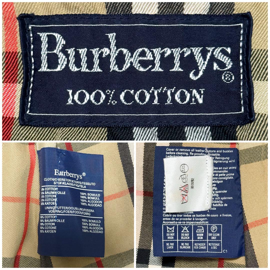 貴重 一枚袖 英国製 バーバリー トレンチコート ビンテージ BURBERRY
