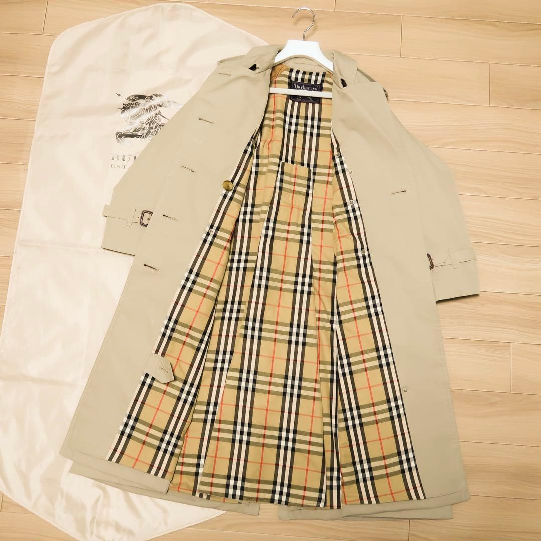 貴重 一枚袖 英国製 バーバリー トレンチコート ビンテージ BURBERRY