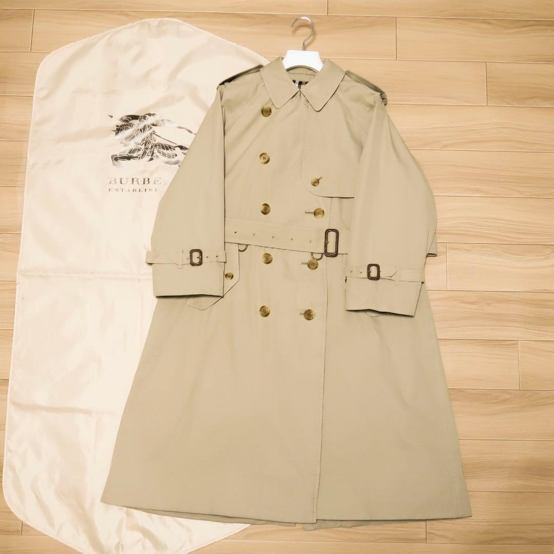 貴重 一枚袖 英国製 バーバリー トレンチコート ビンテージ BURBERRY
