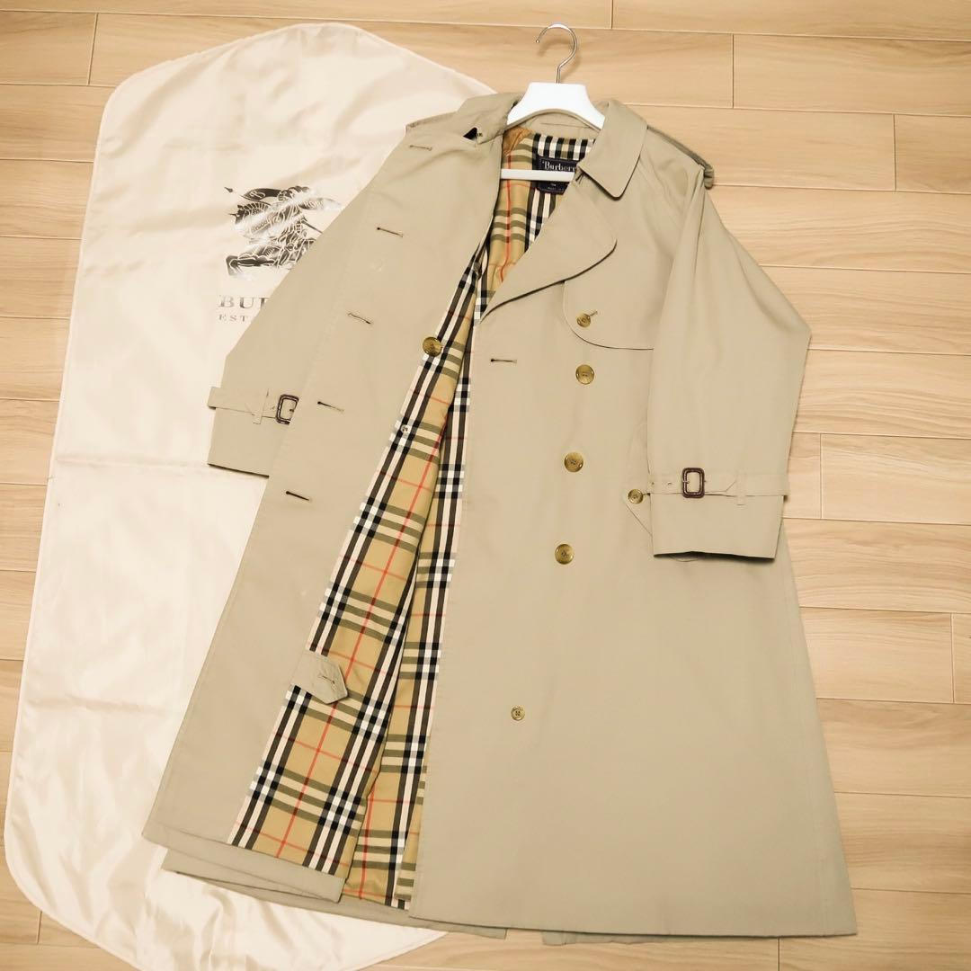 貴重 一枚袖 英国製 バーバリー トレンチコート ビンテージ BURBERRY