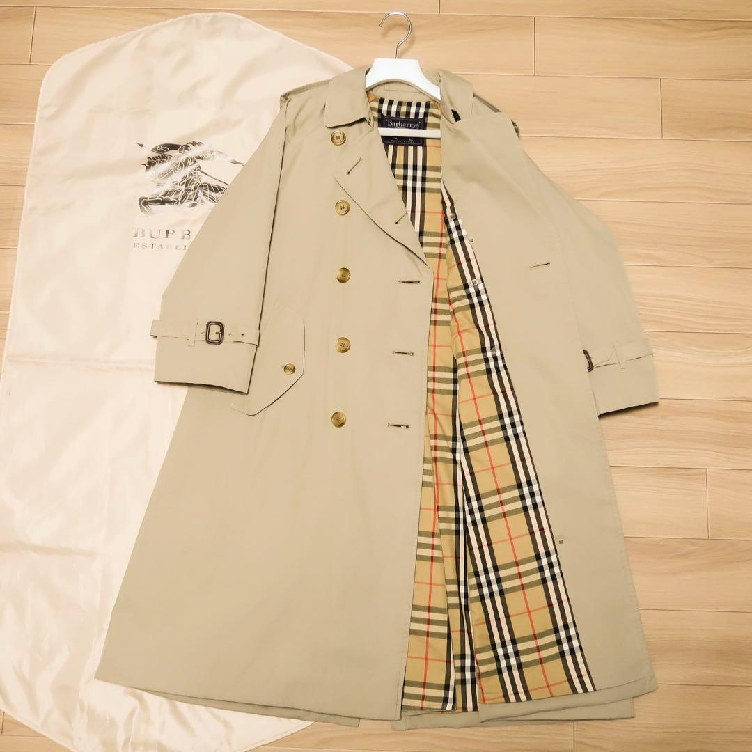 貴重 一枚袖 英国製 バーバリー トレンチコート ビンテージ BURBERRY