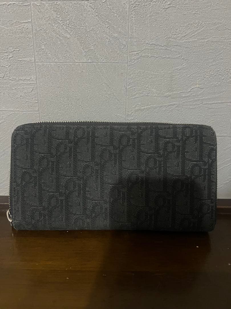 Dior グレー ロゴパターン 長財布kota kun