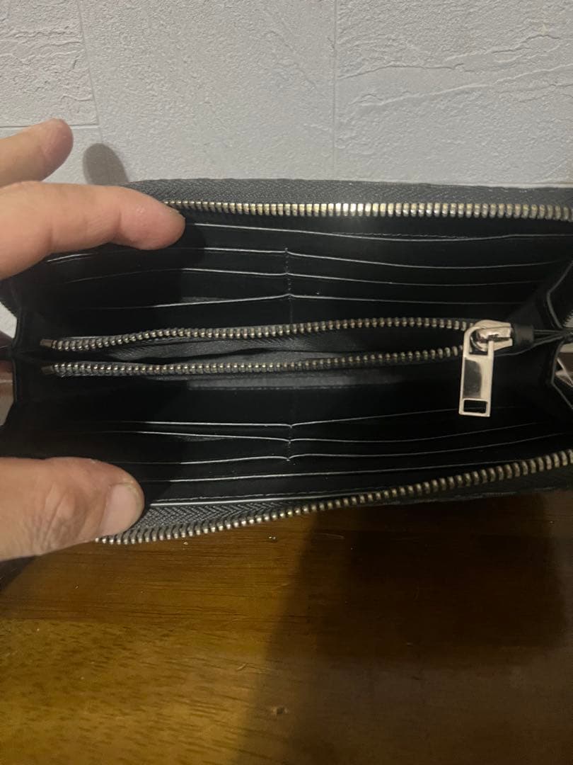 Dior グレー ロゴパターン 長財布kota kun