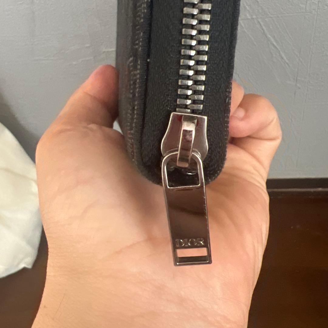 Dior グレー ロゴパターン 長財布kota kun
