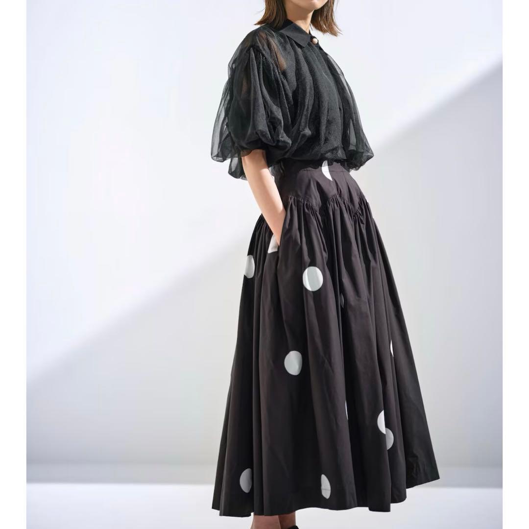 新品タグ付⭐︎24SS⭐︎組曲×setsuko sagittaire ロングスカート