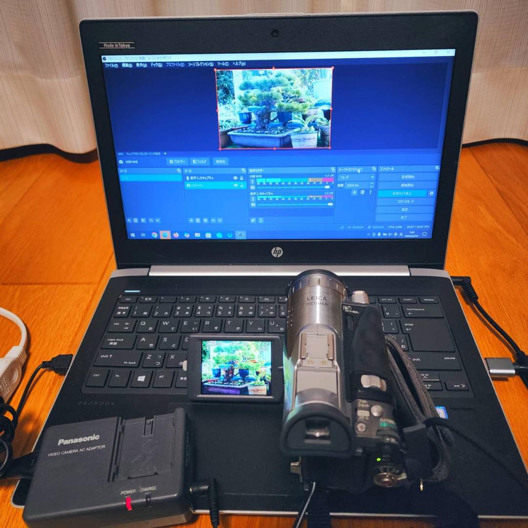 【動作確認済】Panasonic MiniDV 高画質 ビデオカメラ セット
