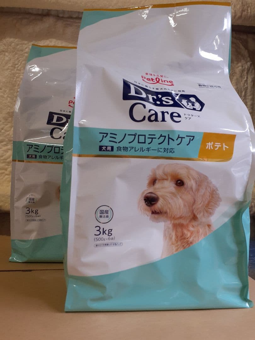 しんしん様ドクターズケア犬用療法食アミノプロテクトケアポテト3kg×2袋