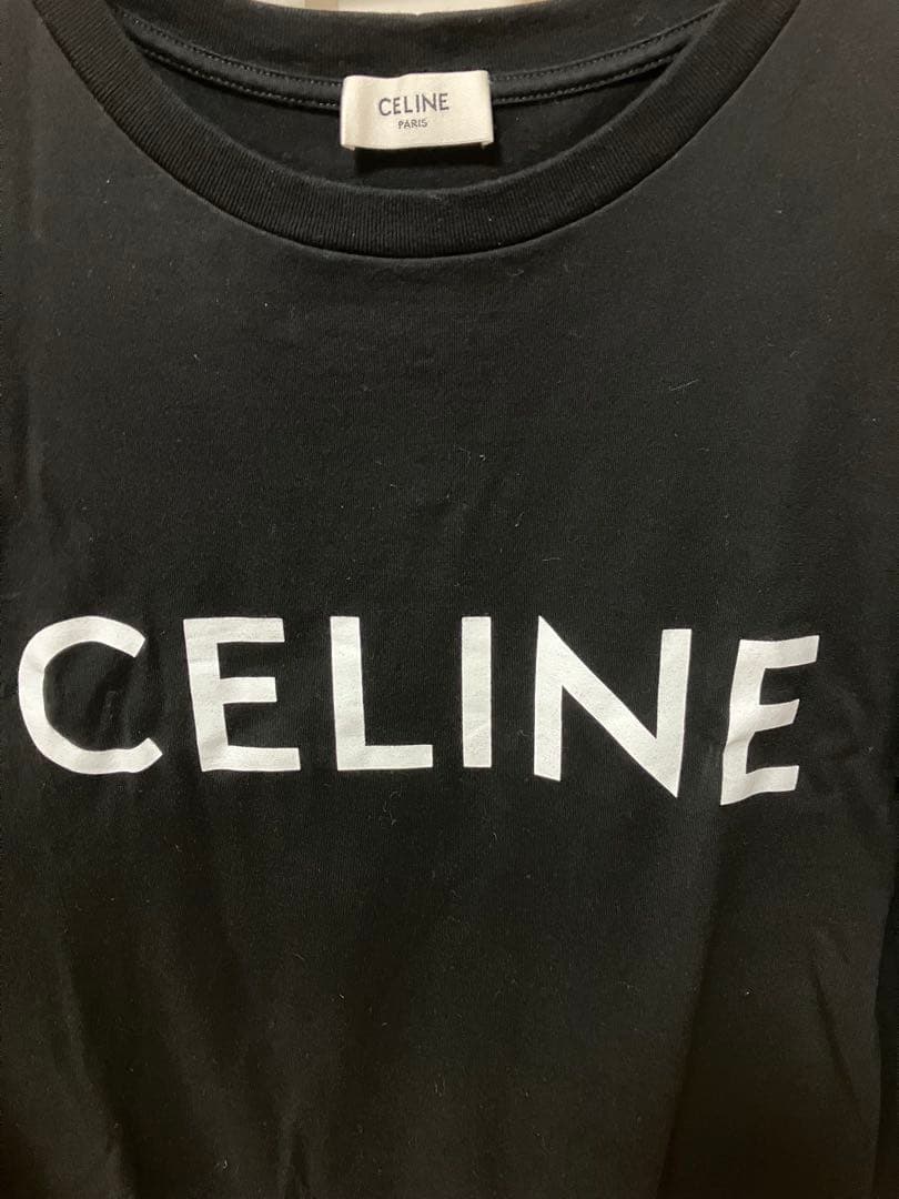 CELINE 黒Tシャツ　希少XXSサイズ