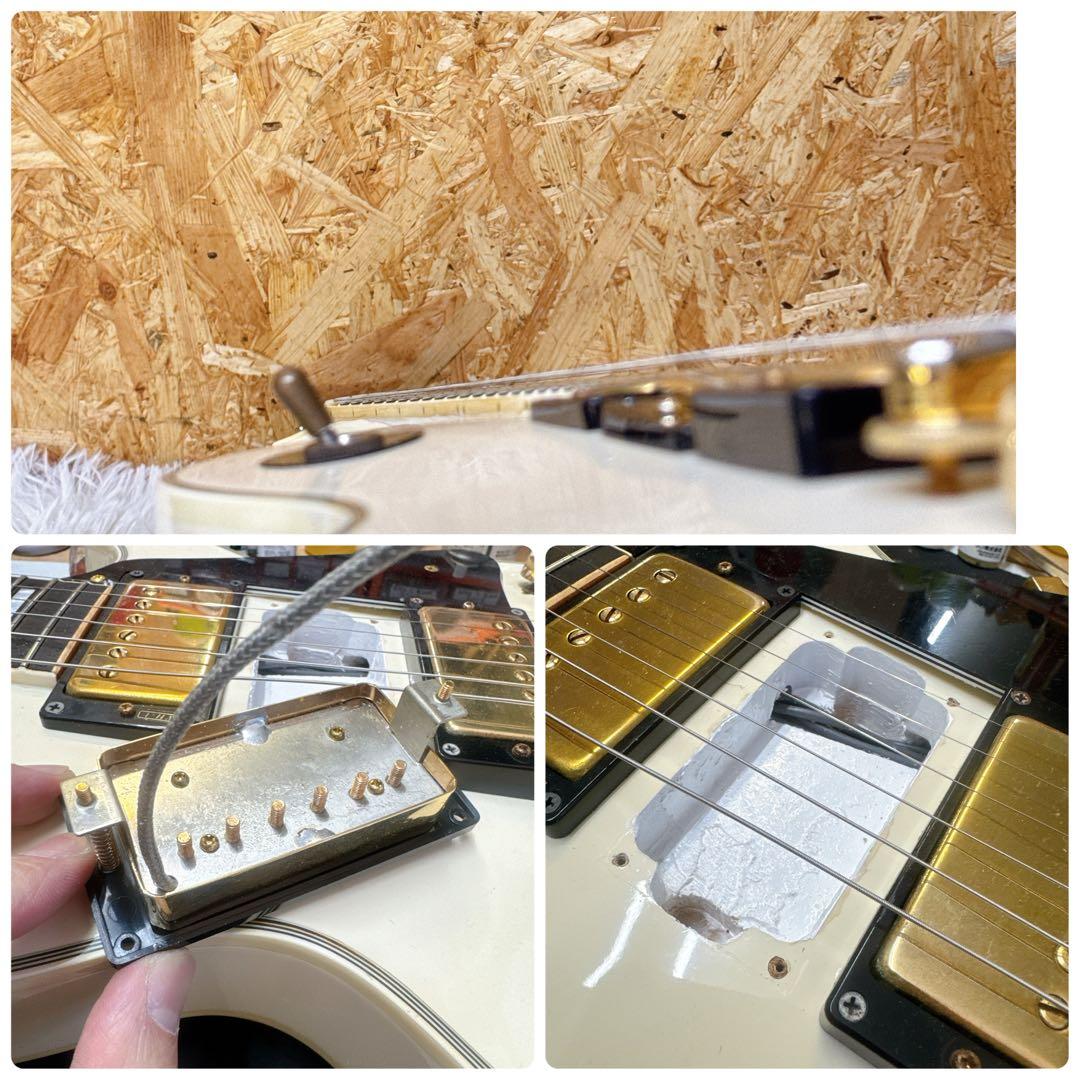 Burny RLC-75(改) レスポールカスタム 3PU仕様 Bigsby搭載