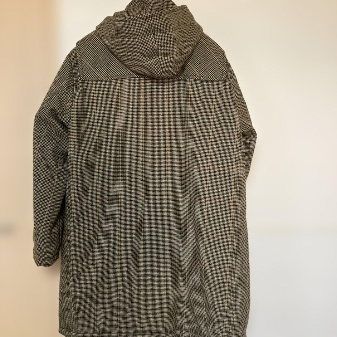 BEAMS ビームス　中綿テックツイード　ダッフルコート　アウター　Lサイズ