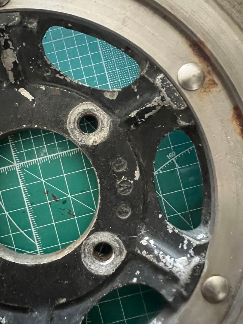 大型Z用4穴ディスクローター6ミリZ1 Z2 Z750RSZ1R Z750当時物
