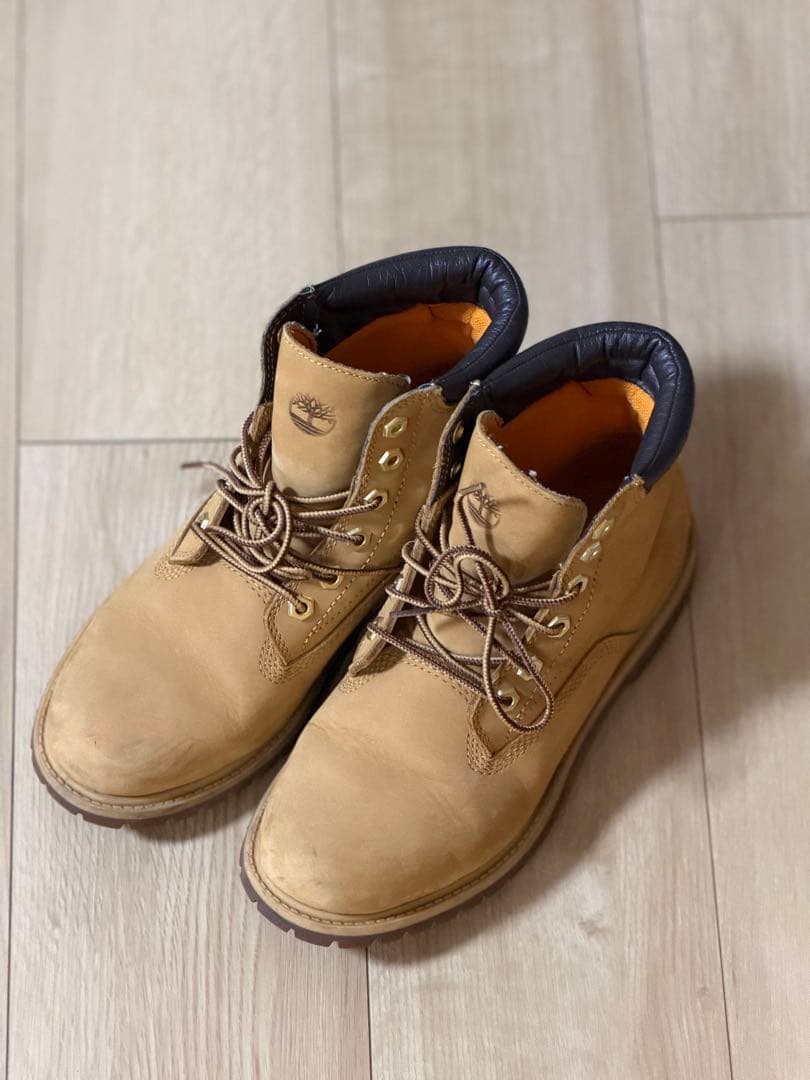 Timberland ベージュ ハイカットワークブーツ
