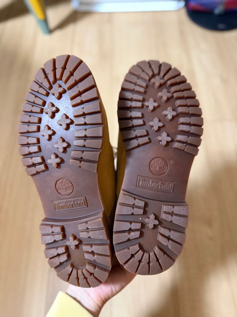 Timberland ベージュ ハイカットワークブーツ