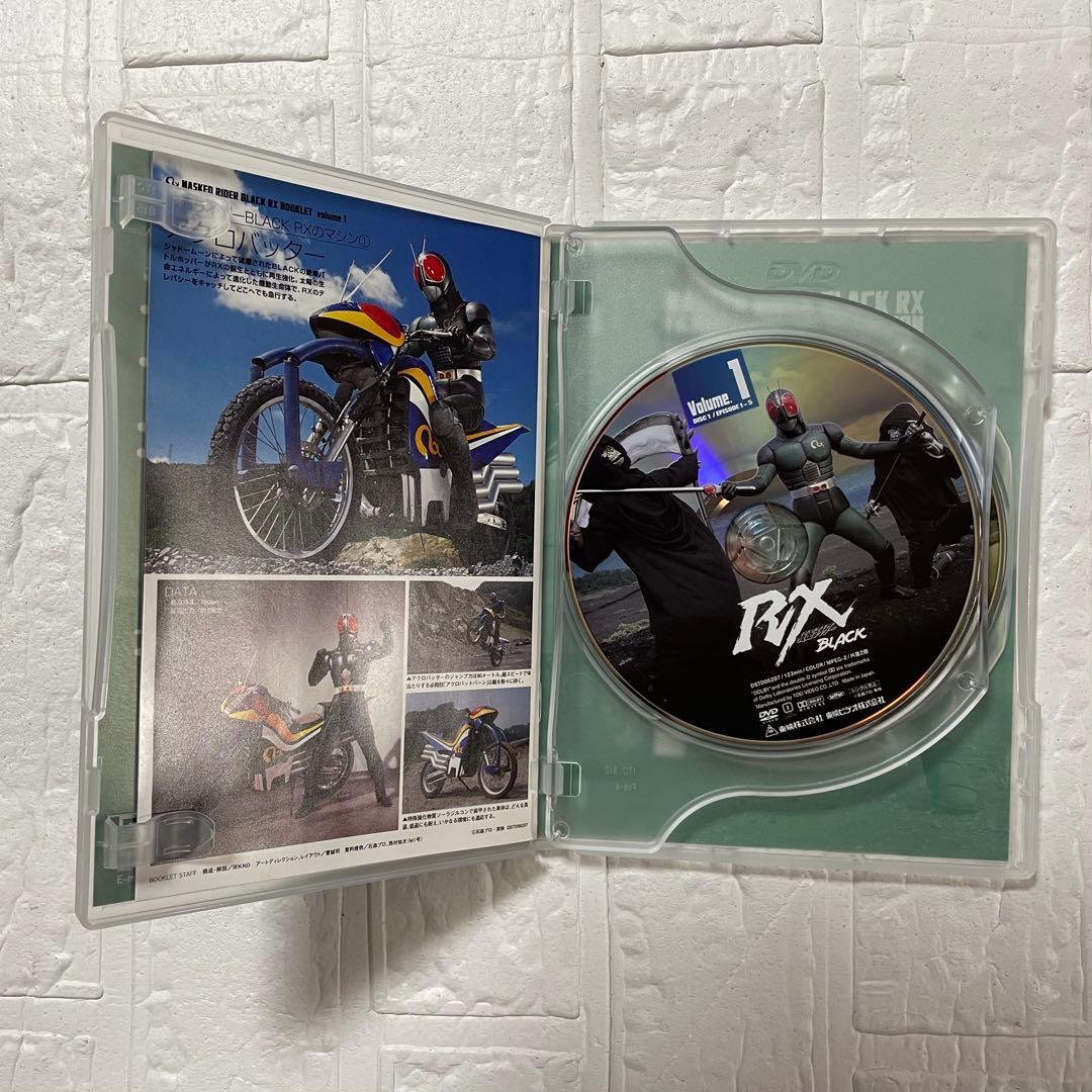 仮面ライダーBLACKRX DVD 1 初回生産限定 全巻収納BOX付き