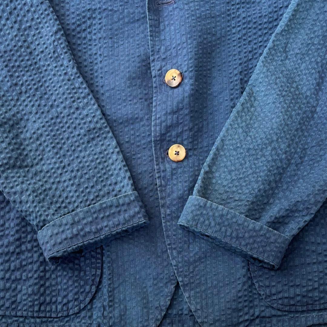 LARDINI ラルディーニ シアサッカー テーラード シャツジャケット