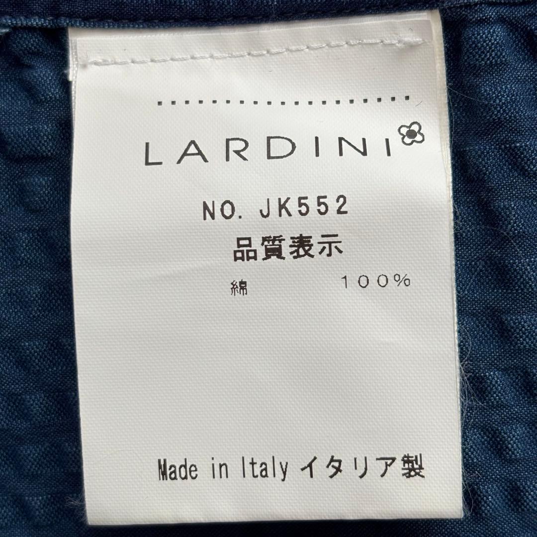 LARDINI ラルディーニ シアサッカー テーラード シャツジャケット