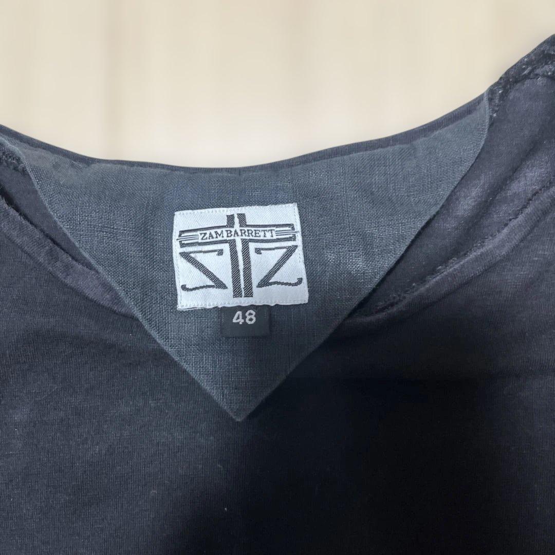 Zam Barrett ザムバレット 切りっぱなし カットソー Tシャツ 48