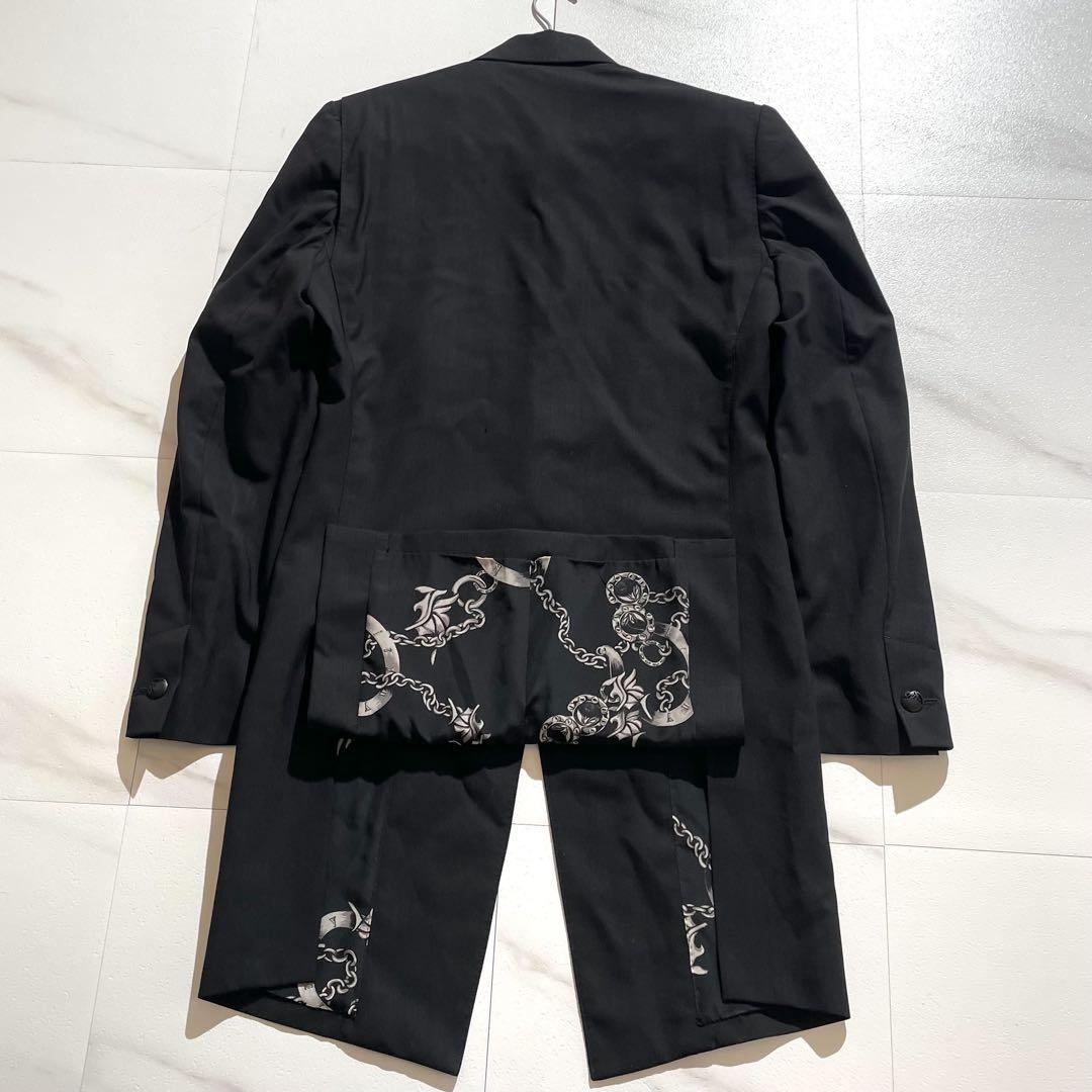 【極美品✨】kiryuyrik ロングテーラードジャケット 裏地チェーン柄 M