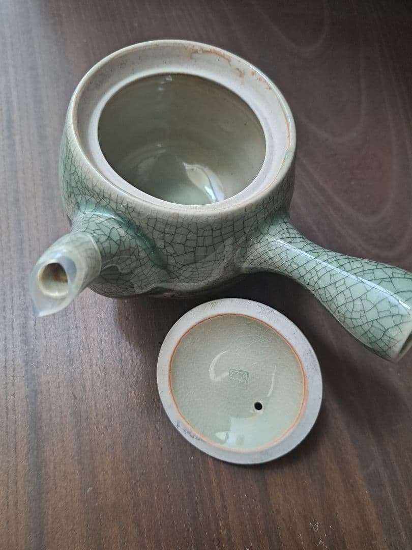 【期間限定価格中】相馬焼　 二重急須・二重煎茶碗 茶器揃えセット　2026午年
