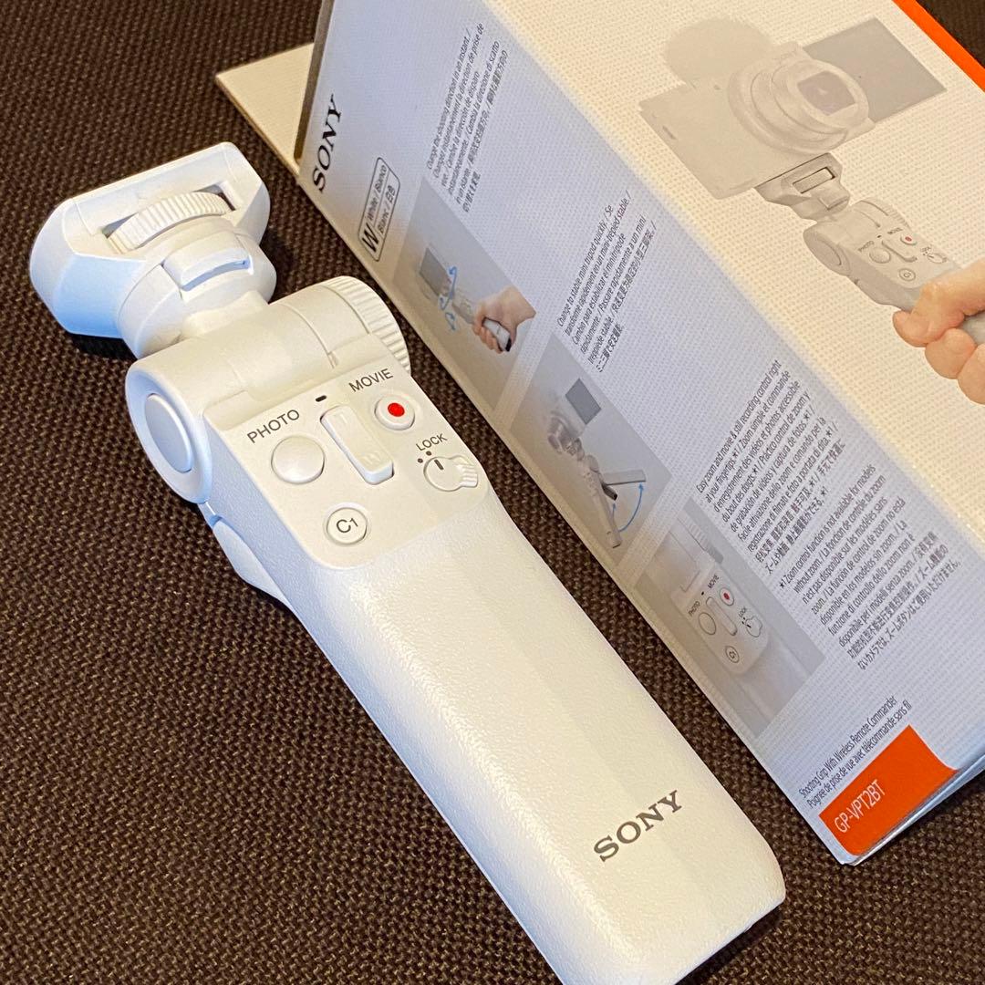 【新品同様】SONY ZV-1 純正スタンド・映画風撮影レンズ付き 白好きの方へ