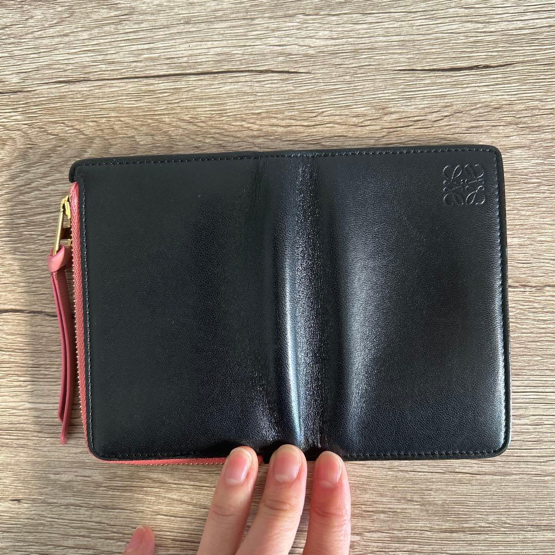 LOEWE スモールジップ財布 ブラック 2017年製